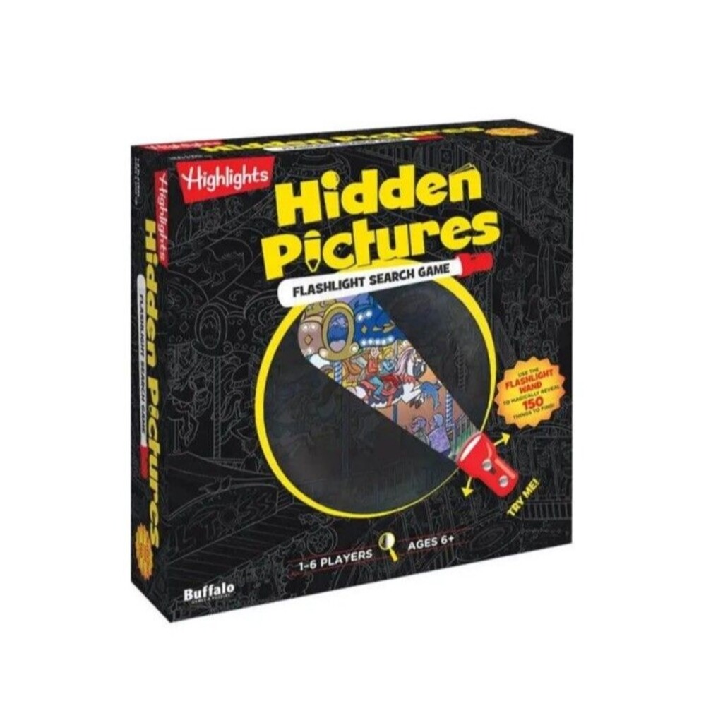 Highlights For Children - Hidden Pictures Flashlight Search Board Game